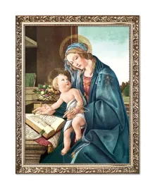 rysunek-matka-boza-i-dzieciatko-jezus-rama-z-ornamentem-20-cm-x-25-cm