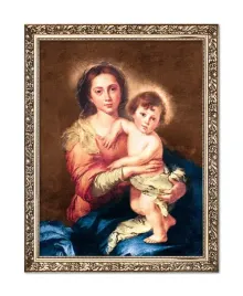 obraz-matka-boza-i-dzieciatko-jezus-rama-z-ornamentem-20-cm-x-25-cm