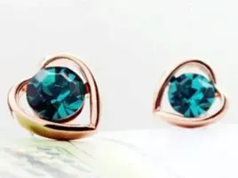 zloty-komplet-bizuterii-szmaragdowe-serce-zielone-zlocone-serduszka-prezent