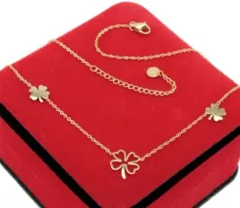 komplet-zloty-koniczynki-stal-chirurgiczna-316-l-aisadi