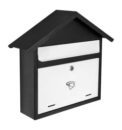 skrzynka-na-listy-ulotki-pocztowa-c4-domek-bialo-czarna-black-and-white