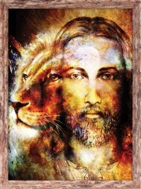 obraz-religijny-jezus-chrystus-rama-brazowa-z-przetarciami-50-cm-x-70-cm
