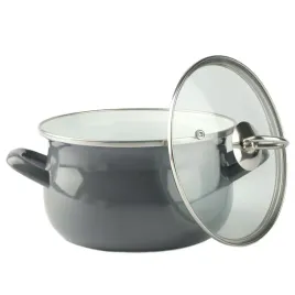 garnek-emaliowany-tradycyjny-helena-szary-z-pokrywka-19l-16cm