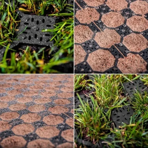 kratka-trawnikowa-geokrata-eko-krata-ogrodowa-na-skarpy-rowy-mocna-39x39x3-stan-nowy