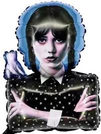 balon-foliowy-wednesday-addams-raczka-z-raczka-urodziny-55-cm-hel-impreza