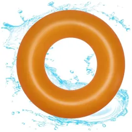 kolo-do-plywania-plazowe-dmuchane-kolko-do-wody-materac-orange-fi76cm