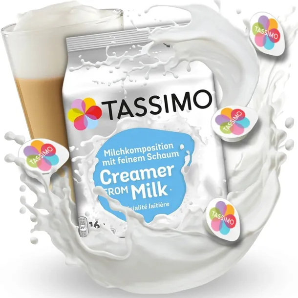 Kapsułki mleczne do ekspresu Tassimo Creamer From Milk MLEKO PIANA 16 szt