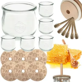 sloiki-na-miod-weck-zestaw-sloikow-do-miodu-z-nabierakiem-580ml-w4-6szt-eko