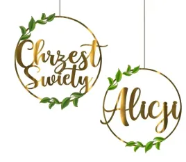 chrzest-swiety-baner-girlanda-l2-z-listkami-kolo-z-imieniem