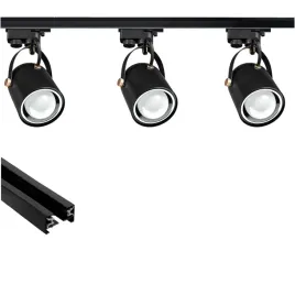 kompletny-zestaw-3-x-reflektor-szynowy-e27-czarny-1faza-szyna-2m-premium