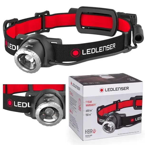 LATARKA CZOŁOWA LEDLENSER H8R AKUMULATOROWA 600 LM AKU USB Ultra