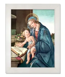 rysunek-religijny-matka-boza-i-dzieciatko-jezus-rama-biala-30-cm-x-40-cm