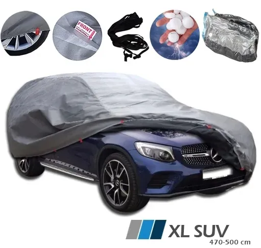 Pokrowiec na auto Przeciwgradowy 14mm r. XL SUV 470-500CM | Antygradowy
