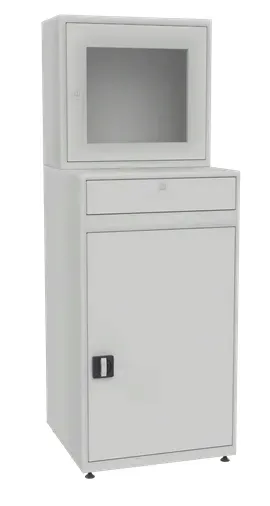 Szafa na komputer przemysłowy SMK 4a Ral 7035/5010