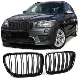 grill-bmw-x1-e84-podwojne-zeberka-gloss-black