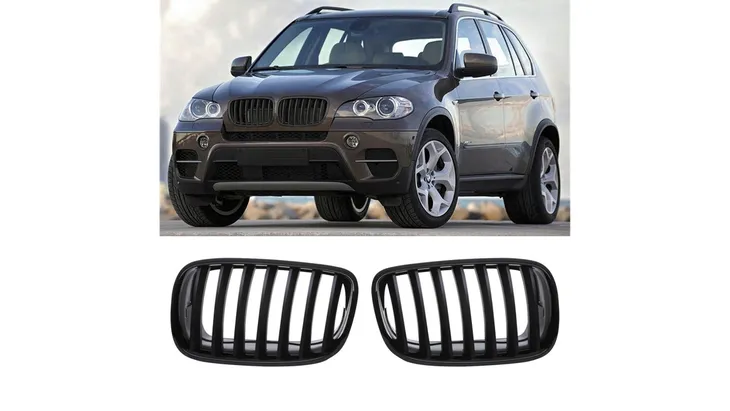 grill-bmw-x6-e71-e72-x5-e70-pojedyncze-zeberka-gloss-black-numer-katalogowy-producenta-am-gribm0204-stan-nowy