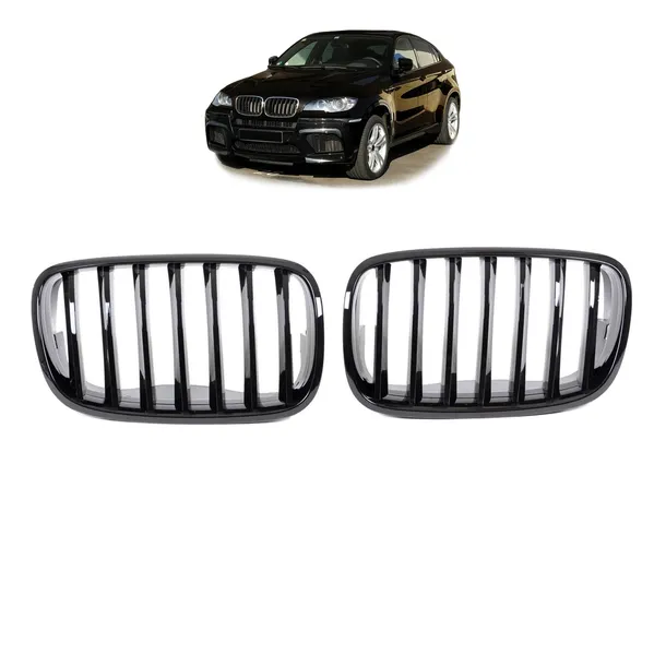 grill-bmw-x6-e71-e72-x5-e70-pojedyncze-zeberka-gloss-black-stan-nowy