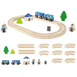 playtive-drewniany-zestaw-kolejka-niebieski-policja-18-elementow