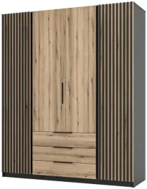 szafa-kaja-2lam-2f-3s-szafa-200cm-szuflady-lamele-dab-evoke-czarny