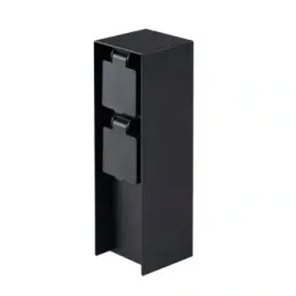 slupek-ogrodowy-z-gniazdami-2x-230v-antracyt-ip44-dasto-2soc-fr-b-kanlux