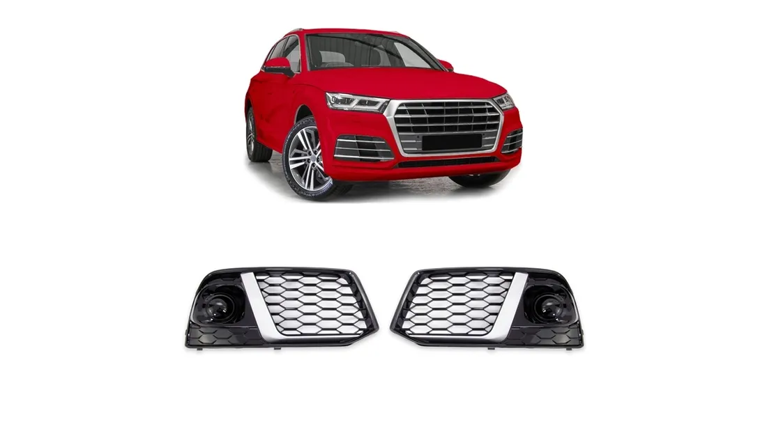 ramka-halogenow-audi-q5-fy-silver-stan-nowy