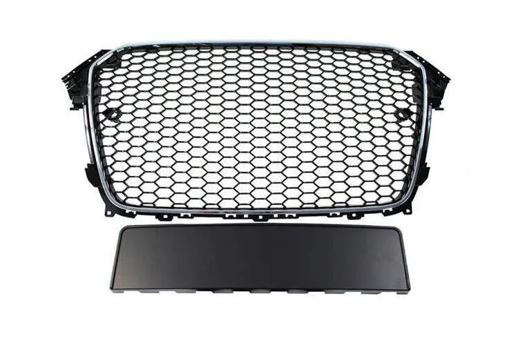 grill-audi-a4-b8-rs-style-chrome-black-pdc-stan-nowy