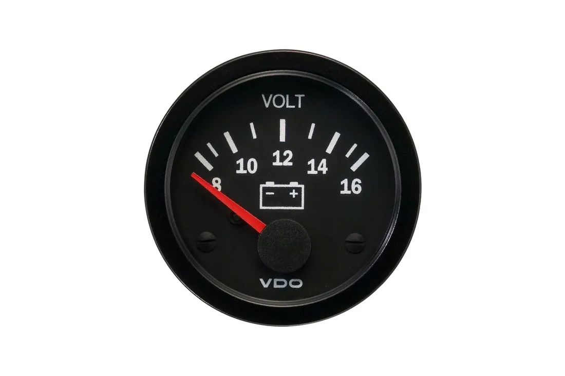 zegar-vdo-52mm-volt-12v-8-16v-stan-nowy