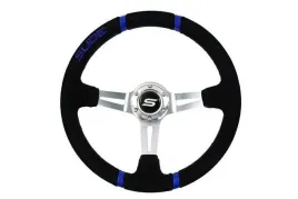 kierownica-slide-350mm-offset-90mm-skora-blue