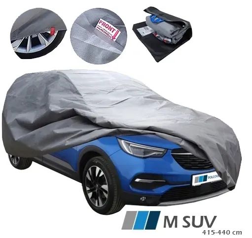 POKROWIEC NA SAMOCHÓD AUTO 3 WARSTWY r. M SUV 410-440cm