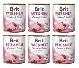 brit-pate-and-meat-indyk-dla-szczeniat-puppy-zgrzewka-6x400g-6pak
