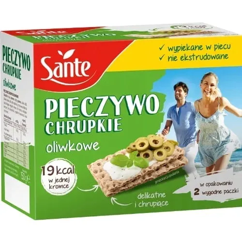 Sante Pieczywo chrupkie oliwkowe 150g