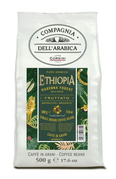 Corsini Compagnia Kawa ziarnista Arabica Ethiopia 500g PRODUKT PREMIUM