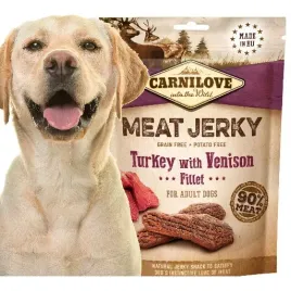 carnilove-jerky-turkey-with-veniosn-100g-smaczki-dla-psa-dziczyzna