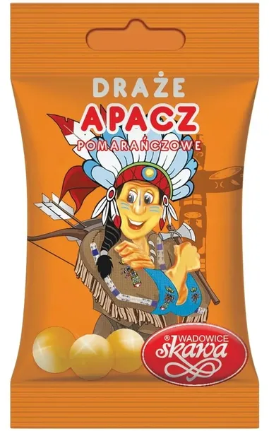 Skawa Draże Apacz pomarańczowe 70g