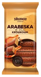 skawa-wafle-arabeska-de-luxe-krowkowa-w-czekoladzie-190g