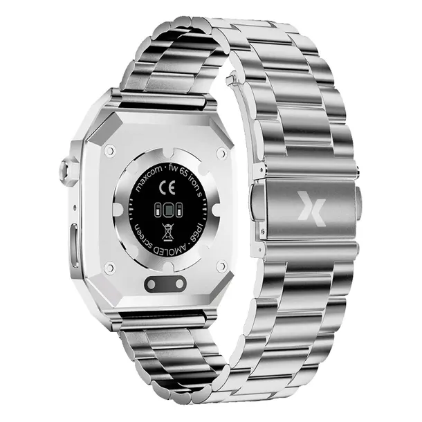 smartwatch-maxcom-fw65-iron-s-srebrny-amoled-always-on-display-ksztalt-koperty-prostokatna
