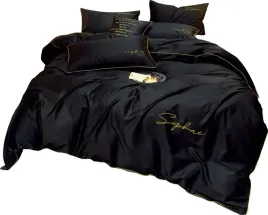 posciel-bawelna-syntetyczna-160x200-z-haftem-elegancka-zlota-lamowka