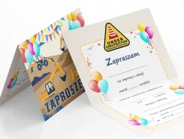 zaproszenie-koparka-budowa-spych-na-urodziny-dziecka-koperta-gratis