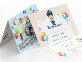 zaproszenie-policja-radiowoz-policyjny-na-urodziny-dziecka-koperta-gratis