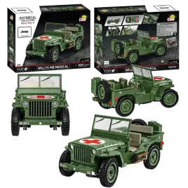 klocki-wojskowe-cobi-2806-samochod-jeep-willys-mb-medical-duzy-1131el-auto
