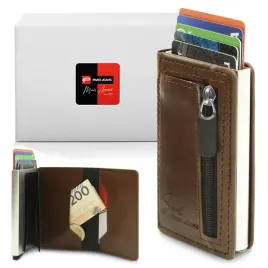 automatyczne-etui-na-karty-ochrona-rfid-portfel-wysuwany-pako-jeans-brazowy