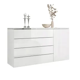 komoda-z-szufladami-aurora-silver-1d4s-biala