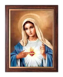 obraz-swiety-serce-maryi-rama-drewniana-ze-zlotym-paskiem-30-cm-x-40-cm