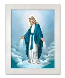obraz-religijny-matka-boza-niepokalana-rama-biala-30-cm-x-40-cm
