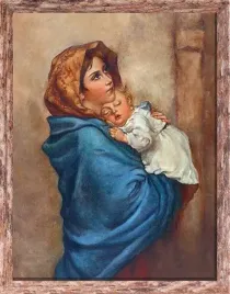 obraz-matka-boza-cyganka-z-dzieciatkiem-jezus-rama-brazowa-50-cm-x-70-cm