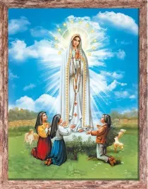 obraz-matka-boza-fatimska-rama-brazowa-z-przetarciami-50-cm-x-70-cm