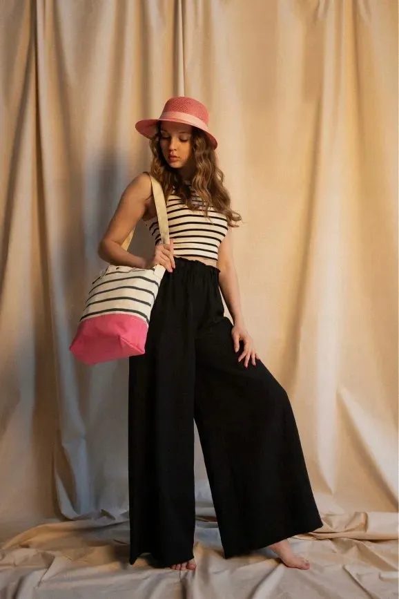 torba-casual-stripes-ecru-stan-nowy