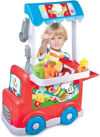 dumel-zabawka-wozek-z-hamburgerami-akcesoria-frytkownica-foodtruck-melodie