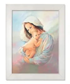 obraz-swiety-matka-boza-z-dzieciatkiem-jezus-rama-biala-50-cm-x-70-cm