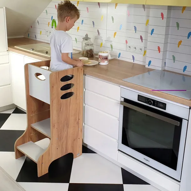 kitchen-helper-pomocnik-kuchenny-dab-bialy-kh-320-stan-nowy-plec-chlopcy-dziewczynki